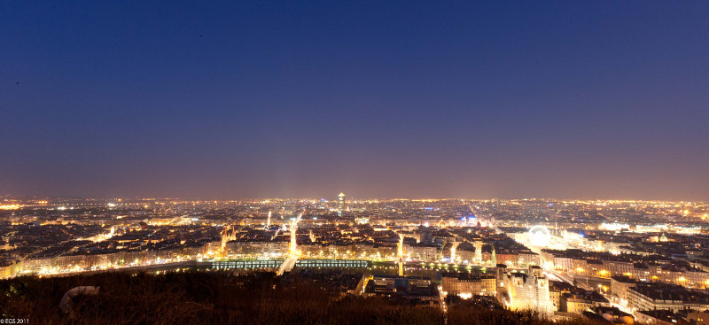 Lyon by night