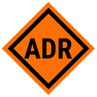 ADR - Accord européen relatif au transport international des marchandises Dangereuses par Route