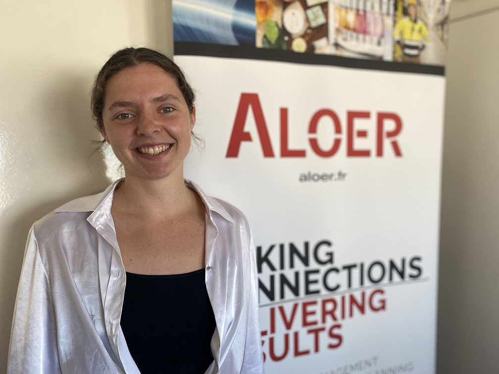 Cléa Munoz, interview de fin de stage chez ALOER Consultants pour sa 3è année de Master en Management à l'IESEG